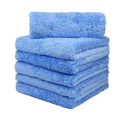 6 Pc Premium Plush Microfiber Towel Professional Car Wash Drying Cleaning 16x16  • $16.99