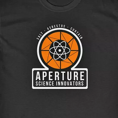 APERTURE SCIENCE T-Shirt - Half PC Gaming Life Video Games Portal  • $17.99