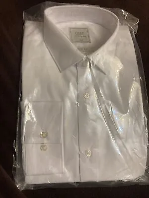 Next Tailoring Mens 15 & Half Plus Fit White Shirt. New. • £12.99