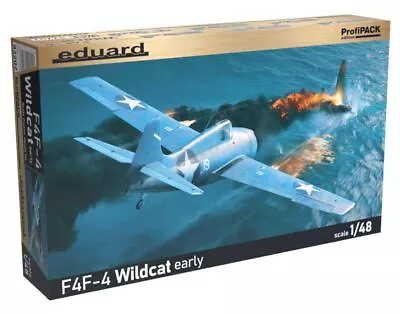 Eduard 82202 F4F4 Wildcat Early US 'Profi-Pack' 1/48 Scale Plastic Model Kit • $52.75