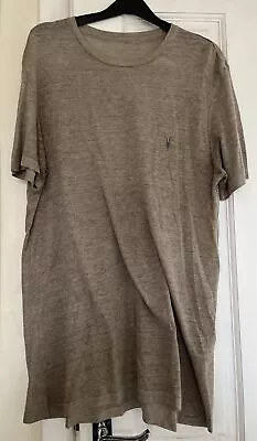 Allsaints Men Light Brown T.Shirt. Size: Large • £3