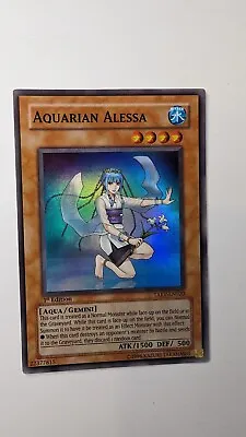 Yugioh Aquarian Alessa (TAEV-EN020) 1st Ed. Ultimate Rare • £20