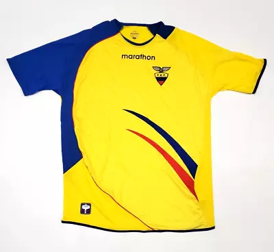 Marathon Ecuador Mens Official Soccer Jersey Futbol Home F.E.F 2006 2007 Mens XL • $59.95