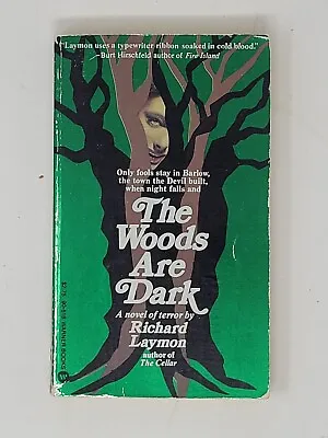 RICHARD LAYMON SIGNED 1ST - The Woods Are Dark (Paperbacks From Hell) • $83.99