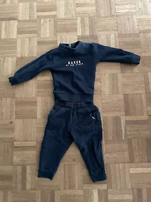 Ted Baker Navy Tracksuit. Aged 18-24 Months. Used. • £2