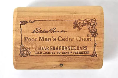 Vintage Poor Mans Cedar Chest Aromatic Fragrance Bar 1970s/1980s • $11.69