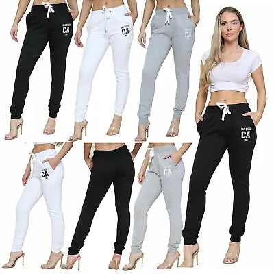 Women's Activewear Trousers Fleece Casual Jogging Joggers Tracksuit Bottoms (CA) • £9.99