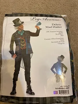 Men's 'Deluxe Mad Hatter' Costume - Cosplay - Renaissance Fair Garb Size Medium • $59.99