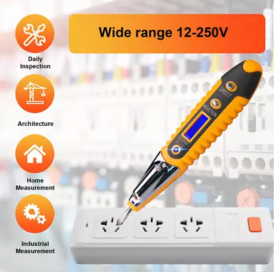 Voltage Electric Tester Volt Detector Test Pen AC DC Non-Contact Sensor 12-1000V • $7.89