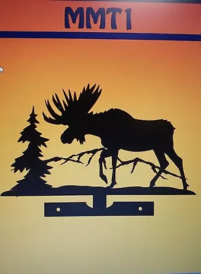 Moose/ Mountain/ Tree Mailbox  Fence  Railing Topper Metal Art  • $30