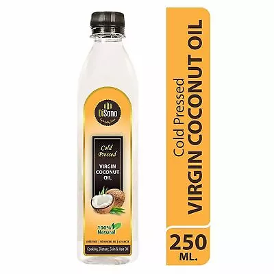 £20.86 • Buy Disano Cold Press Virgin Coconut Oil Bottle Vital Nutrients, Natural Rich 250ML