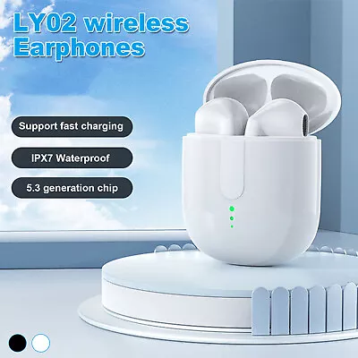 TWS Wireless Earbuds Earphones Bluetooth 5.3 Headphone Headset With Mic NEW • $17.09