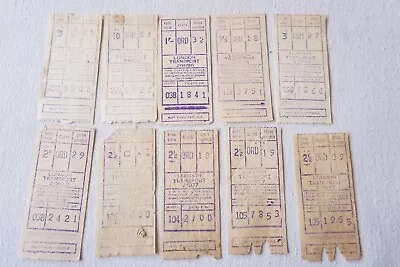 London Transport Gibson Machine Bus Tram Ticket X10 Ref E • £14.99