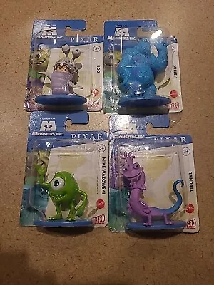 Mattel Pixar Monsters Inc. Mini 2” Figures Micro Collection NEW Lot Of 4 • $6