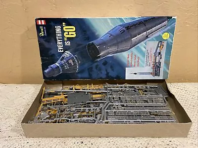 Vintage 1969 Revell Mercury Capsule & Atlas Booster Model Rocket Kit-Incomplete • $49.95