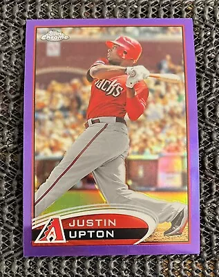 2012 Topps Chrome Purple Refractor #10 Justin Upton • $1.75