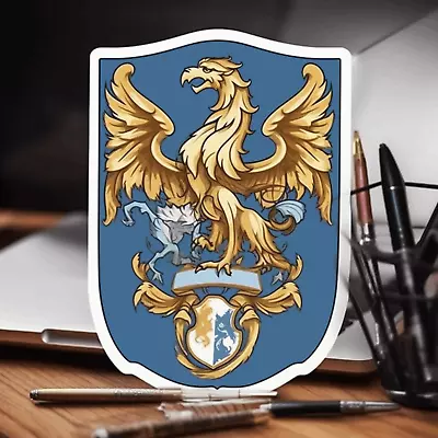 Crest Gryphon Sticker Mythology Decal Decal For Car Truck Window Bumper • $19.87