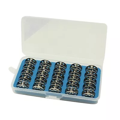 Cutex™ Pack Of 25 Consew 205RB 206RB Bobbins With Storage Case • $17.50