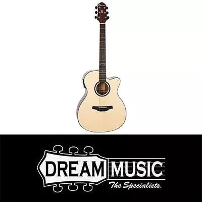 Crafter HT-250CE/N OM Body Acoustic Electric Guitar - SAVE $130 OFF RRP$499 • $369