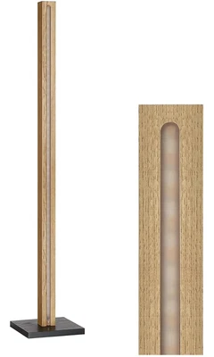 £36 • Buy EDISHINE Modern LED Floor Lamp Wooden, Minimalist Dimmable Corner Lighting,  