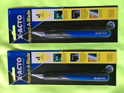 6 New X-acto Knives Xacto  X3204 3204 Retractable Retract-a-blade • $42