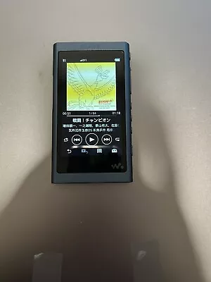 Sony NW-A55 Blue Walkman Digital Audio Player Hi-Res Working • $160