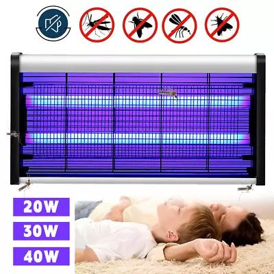 Mosquito Fly Bug Insect Zapper Killer Indoor Outdoor Electronic Light Trap Lamp • $23.98