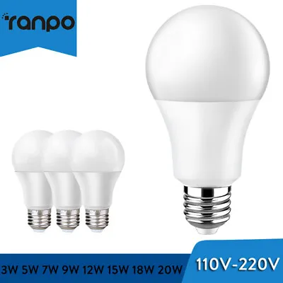 110V- 220V E27 E26 LED Globe Bulb Lamp Light 3W 9W - 15W 18W 20W Cool Warm White • $2.79