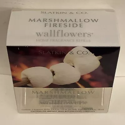 Bath & Body Works Wallflowers Fragrance Refills 2 Bulbs Marshmallow Fireside NIB • $15