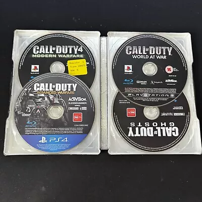 Call Of Duty Collection Steelbook Modern Warfare Advanced Warfare World At War • $24.95