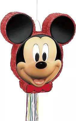 Disney Mickey Mouse Shaped Drum Pull Pinata • $42.99