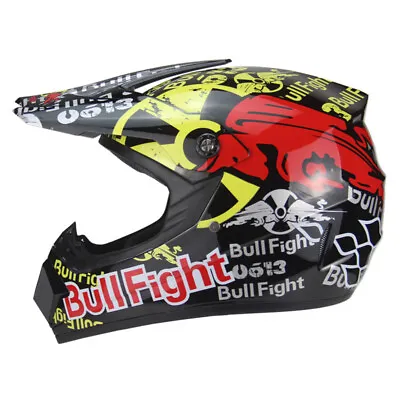 Men DOT Motocross Motorcycle Helmet Youth Kids Adults Off Road Dual Sport Bike • $35.99