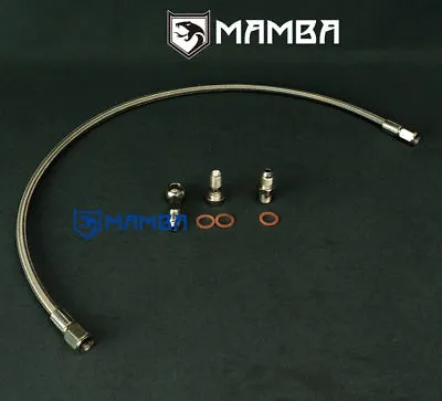 MAMBA PTFE Turbo Oil Feed Line Kit Mitsubishi 4G15T Colt CZT Ralliart R TF035HM  • $53.90