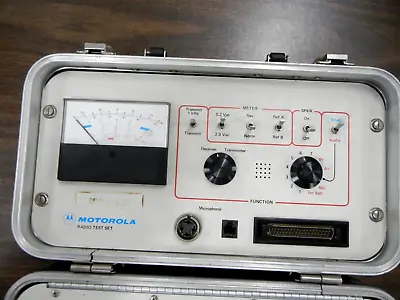 Nice Motorola R-1033A 2-Way Radio Test Set Metering W/Cable MICOR Ham SYNTOR • $49.99
