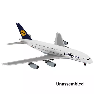 1/100 A380 Lufthansa Civil Airliner Paper Plane Model Aircraft Unassembled Z • $13.99
