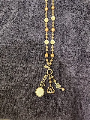 Kaari Meng NYC Designs Necklace With Cream Buttons And Charms • $15