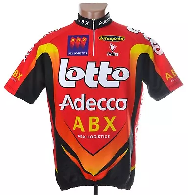 Cycling Velo Shirt Jersey Lotto Adecco Nalini Size M Adult • $44.99