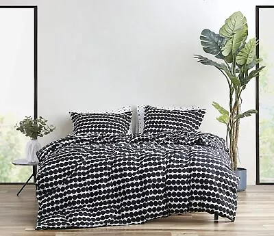 MARIMEKKO - King Comforter Set Soft Cotton Bedding With Matching Shams All ... • $326.50