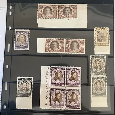 Vatican Rare Collection Of Imperf And Missperf With 4 Certificates. CV. 1500 Eur • $499