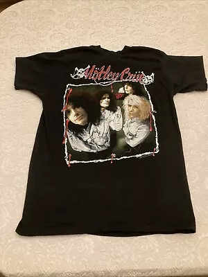 Vtg 1989 Motley Crue Dr Feelgood Tour Tshirt- THE REAL DEAL. Crisp And Clean !!! • $48