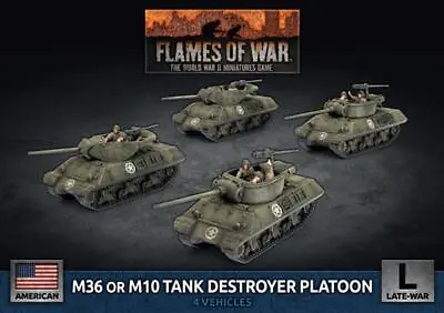 M36 And M10 Tank Destroyer Platoon American Flames Of War • $36