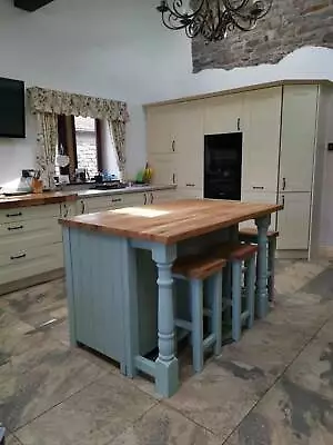 Kitchen Dining Island Unit With Oak Top • £1490