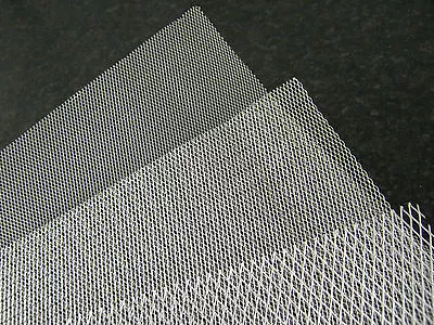 Aluminium Modelling Mesh Fine Medium And Coarse Appox 25cm By 20cm Sheets • £1.89