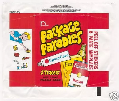(4) 2000 Wacky Package Parodies 1st Series 1 Complete Wrapper Variations Set • $7.99