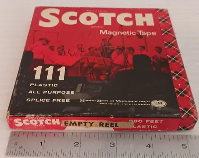 5  Reel To Reel Magnetic Recording Tape - Scotch Brand Box/Neckermann Reel • $14.99