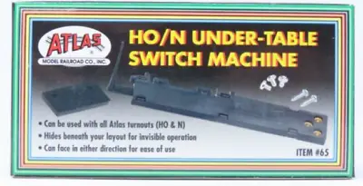 Atlas #65 Under Table Switch Machine For HO Or N Scale Turnouts • $15.50