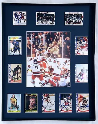 1980 Miracle On Ice USA Hockey Team Signed Framed 16x20 Photo Display E • $599.99