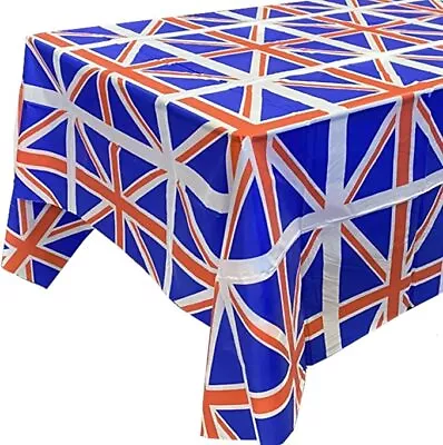 Union Jack Table Cloth Covers King Coronation Royal Party Decoration  UK • £3.39