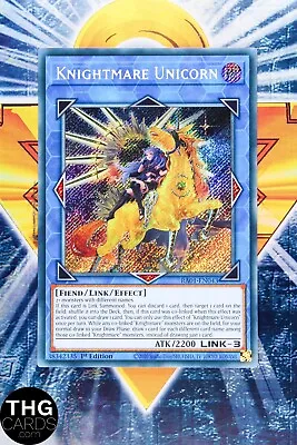 Knightmare Unicorn (Alt) RA01-EN043 1st Edition Secret Rare Yugioh Card • £3.79