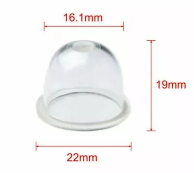 £4.95 • Buy 10 X 22mm Primer Bulb McCulloch / Stihl Petrol Strimmer Etc  FREE Post ⭐⭐⭐